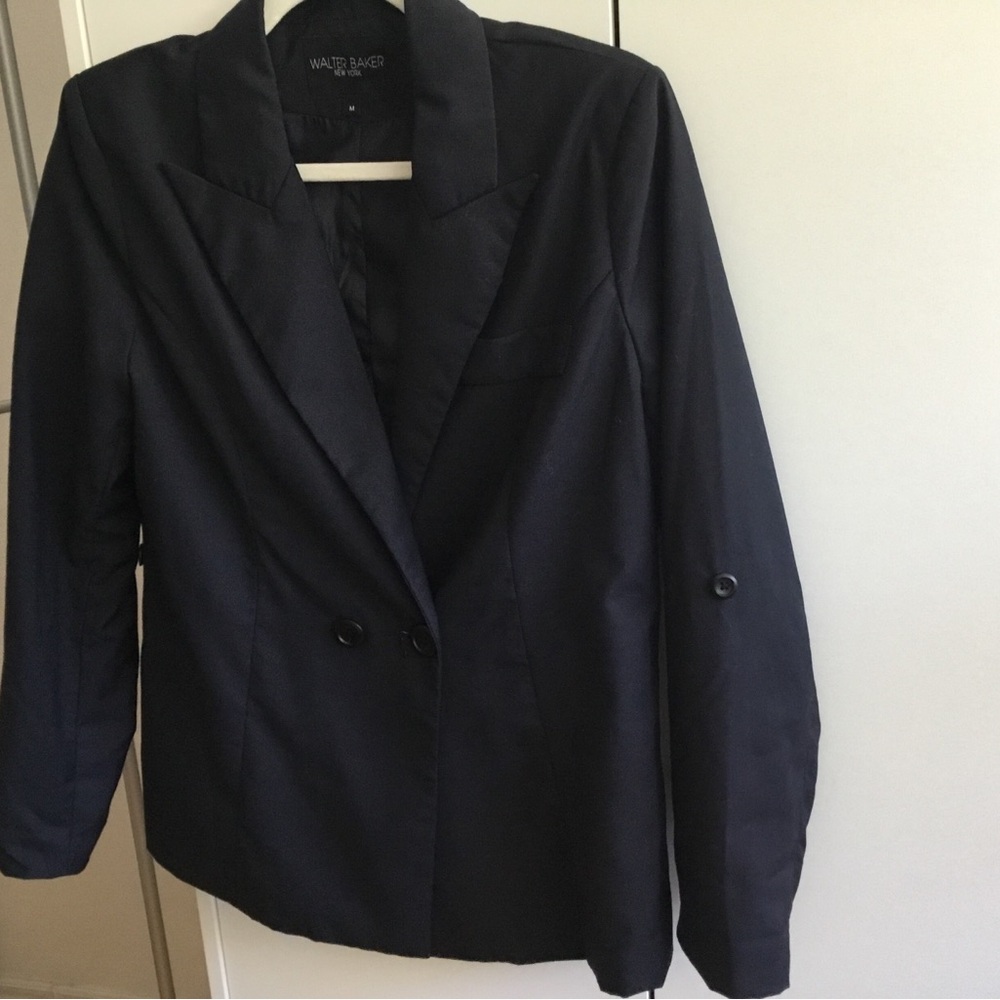 Walter Baker Black Blazer Classic Suit Jacket